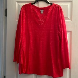 Chicos slub tunic top